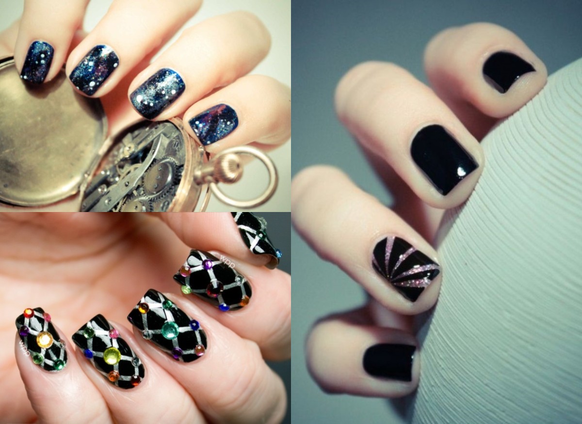 Cute Black Nail Ideas And Polish Designs - Pretty 4