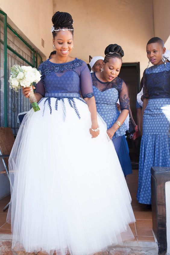 What about the traditional gowns style for the whole family?