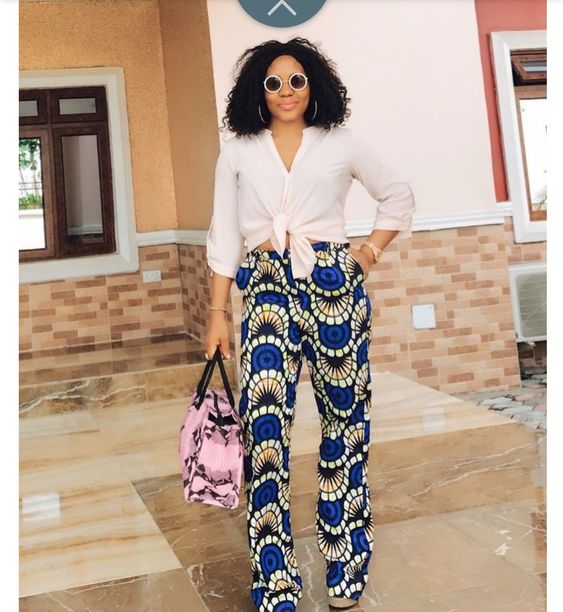 Colorful Ankara Trousers To Rock 2019 - Pretty 4