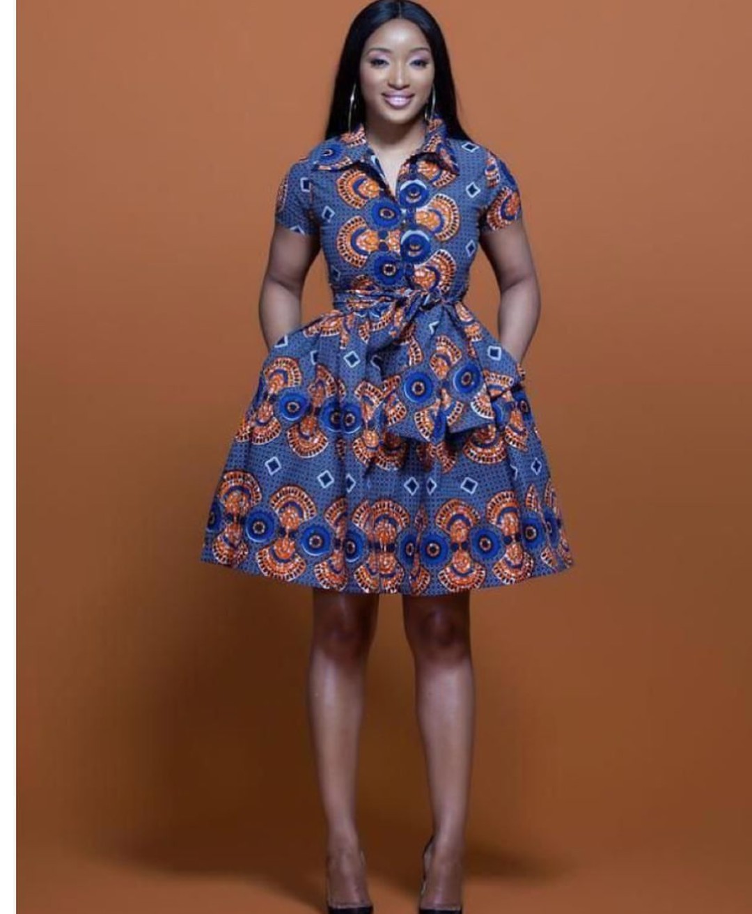 ANKARA GOWN MIDI DRESS 2019 FABULOUS FASHION - Pretty 4