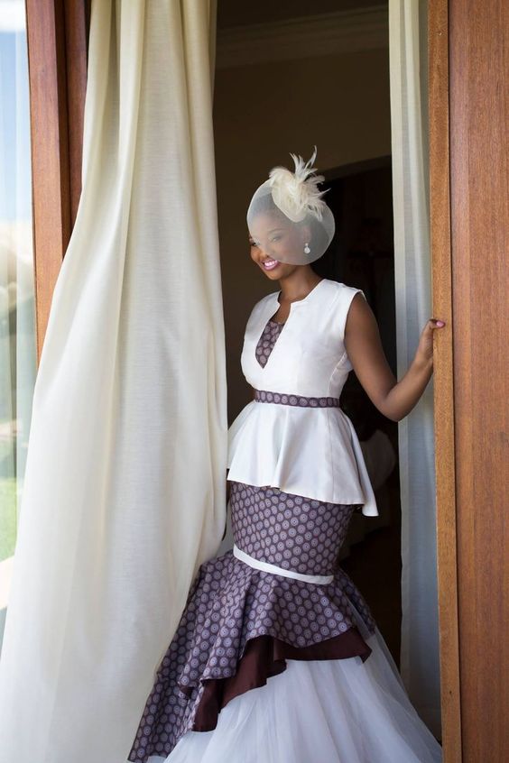Tswana Traditional Attire For South African Women