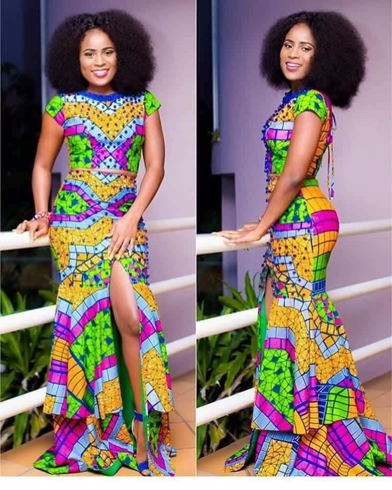 free long ankara gown