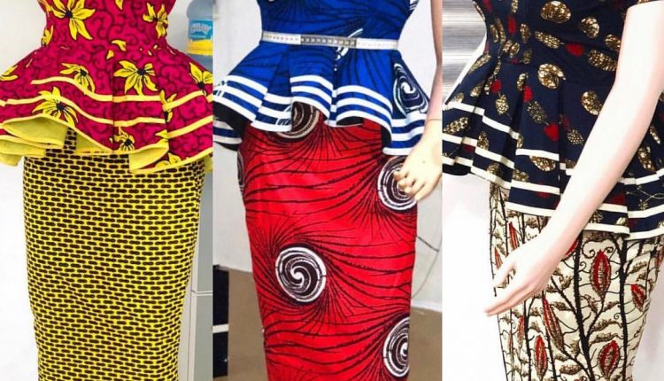 2019 Colorful Ankara Dress