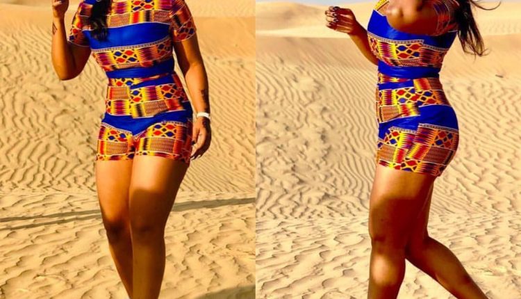 STYLISH BLUE- BROWN SHORT