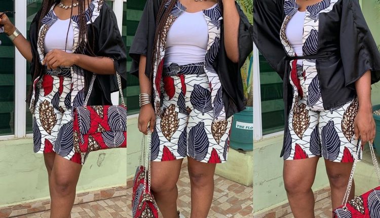 BLACK AND WHITE ANKARA DESIGN