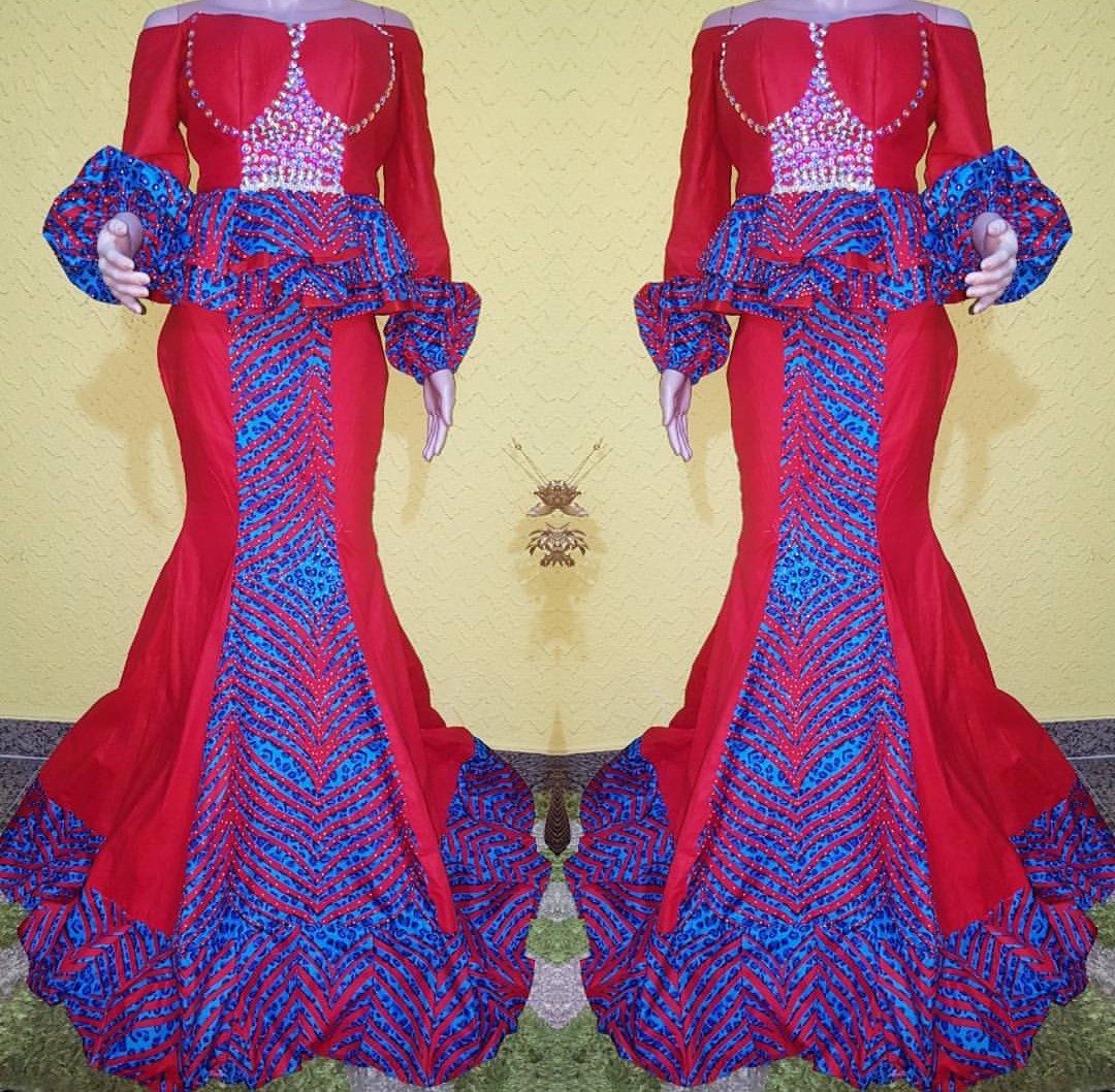 long colored dress
