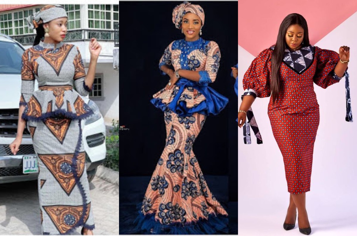 ANKARA SKIRTS AND BLOUSE STYLES 