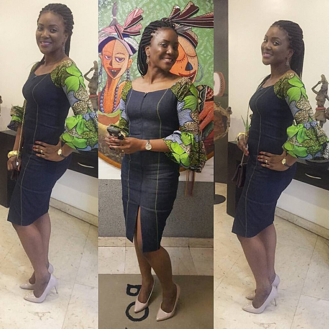 2019 JEANS GOWNS DESIGNS