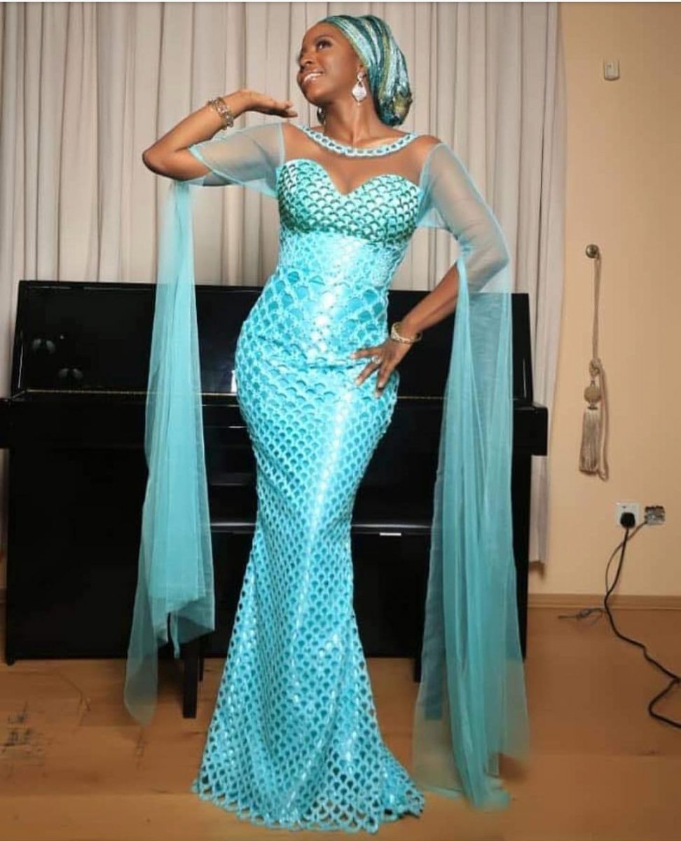 LONG LACE GOWNS DRESS 2019/2020