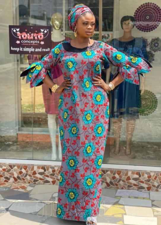 ANKARA AFRICAN STYLES BEAUTIFUL DRESS FOR YOU - Pretty 4