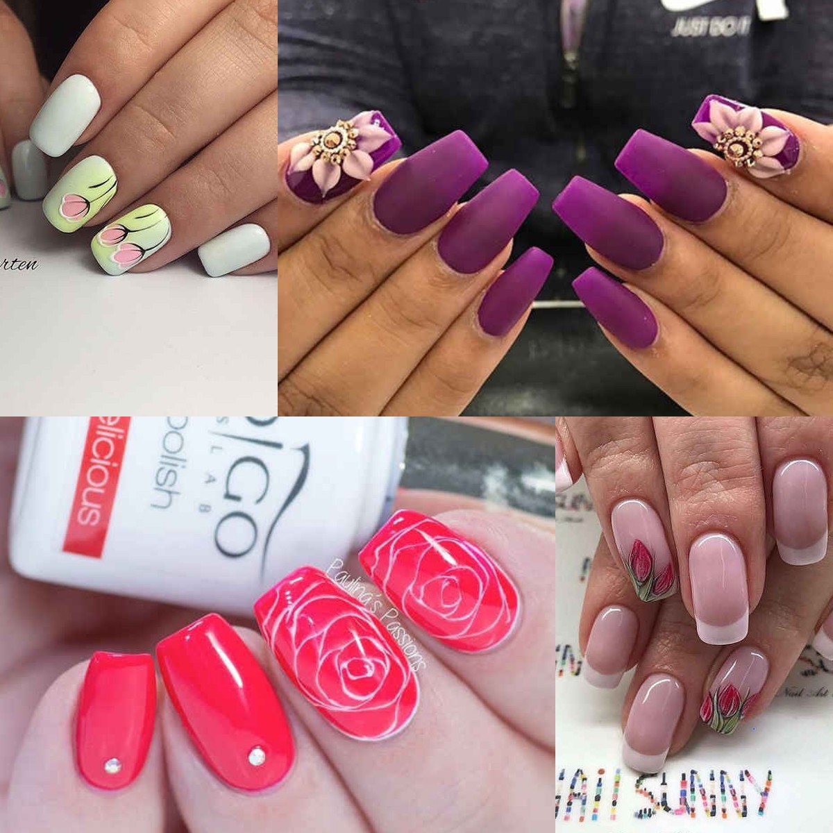 Stunning Floral Nail Designs for Festivals