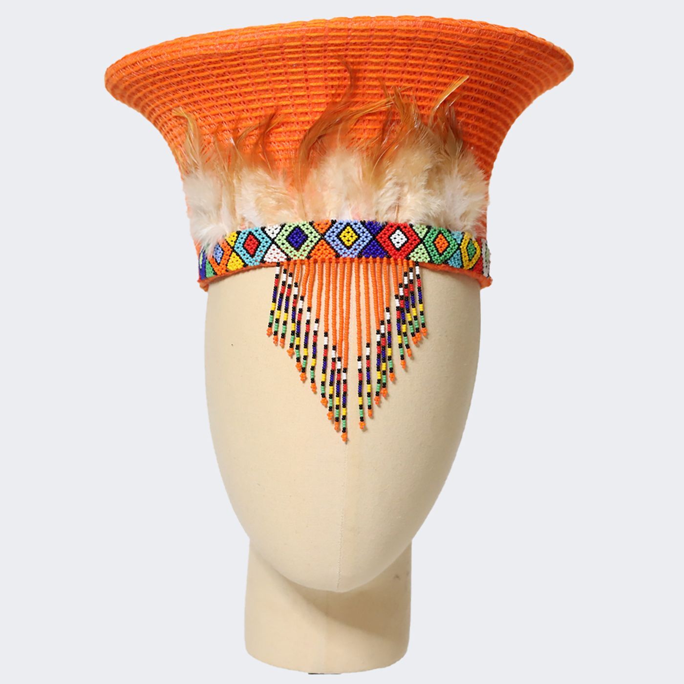 Elegant Zulu Basket Hat Beaded Band Upgrade Any Outfit Pretty 4